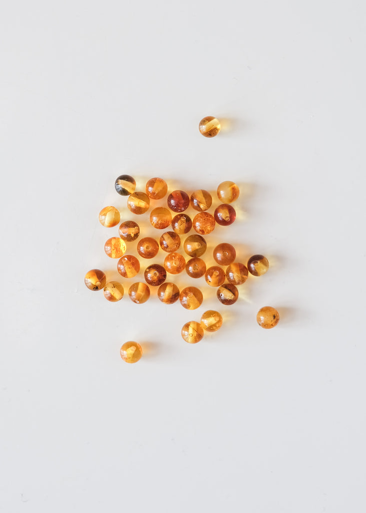 amber bolletjes kralen