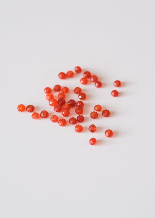 Mini kraaltjes, oranje agaat