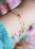armbandje met kleurrijke edelsteen kraaltjes