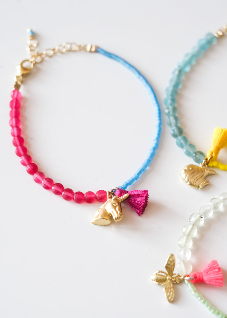 armbandje voor kinderen met eenhoorn