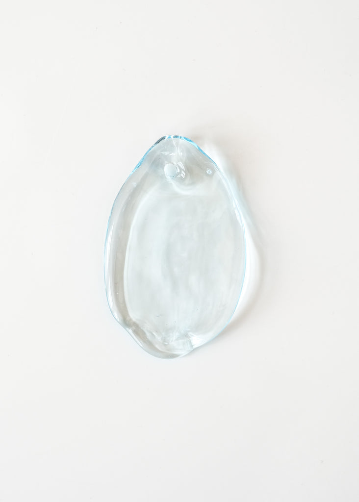 lichtblauwe hanger muranoglas