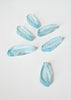 kraal muranoglas transparant blauw