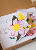 DIY pakket bloem borduren met pailletten