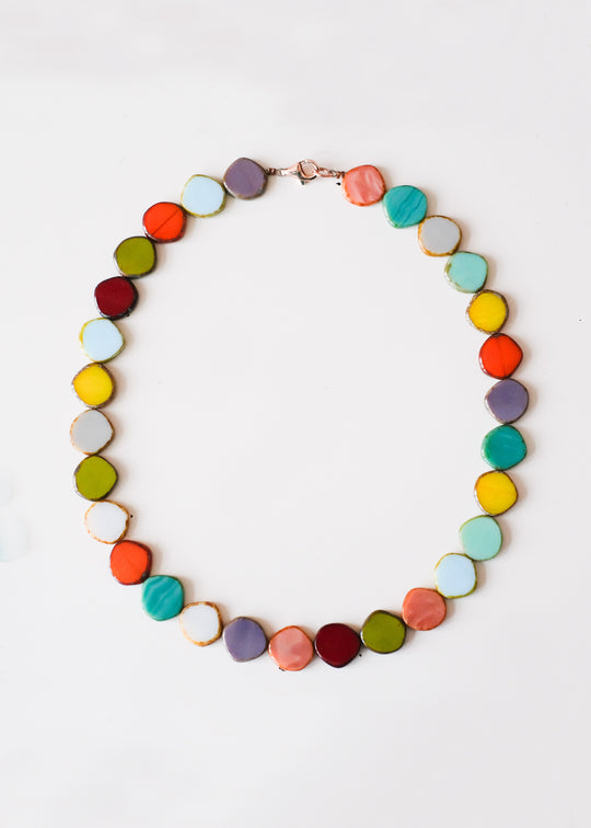 DIY pakket halsketting met Tsjechisch glas