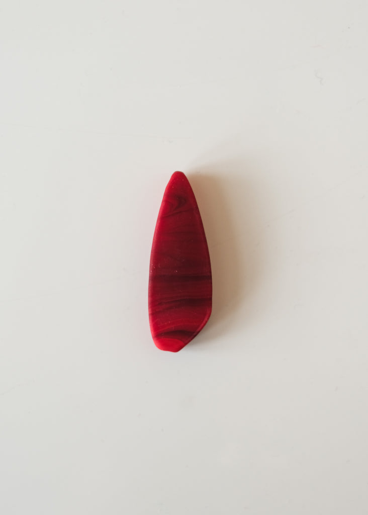 donkerrode muranoglas druppel