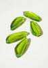groene kraal van muranoglas