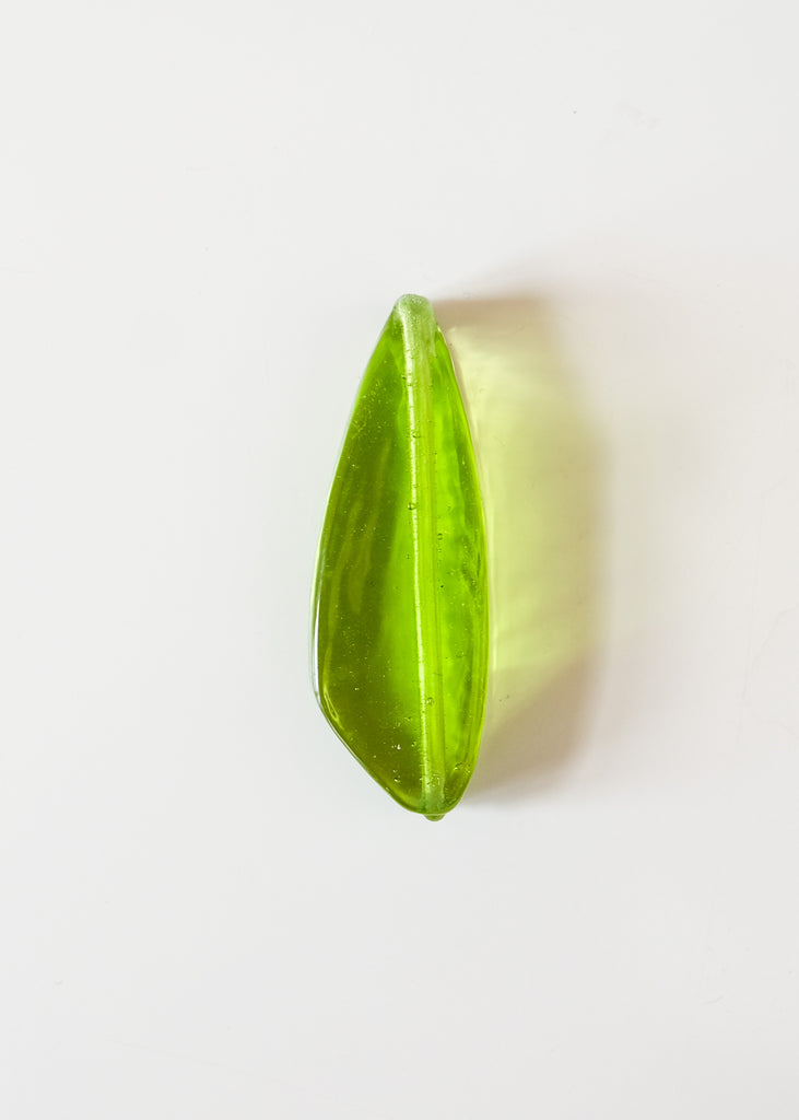 groene kraal van muranoglas
