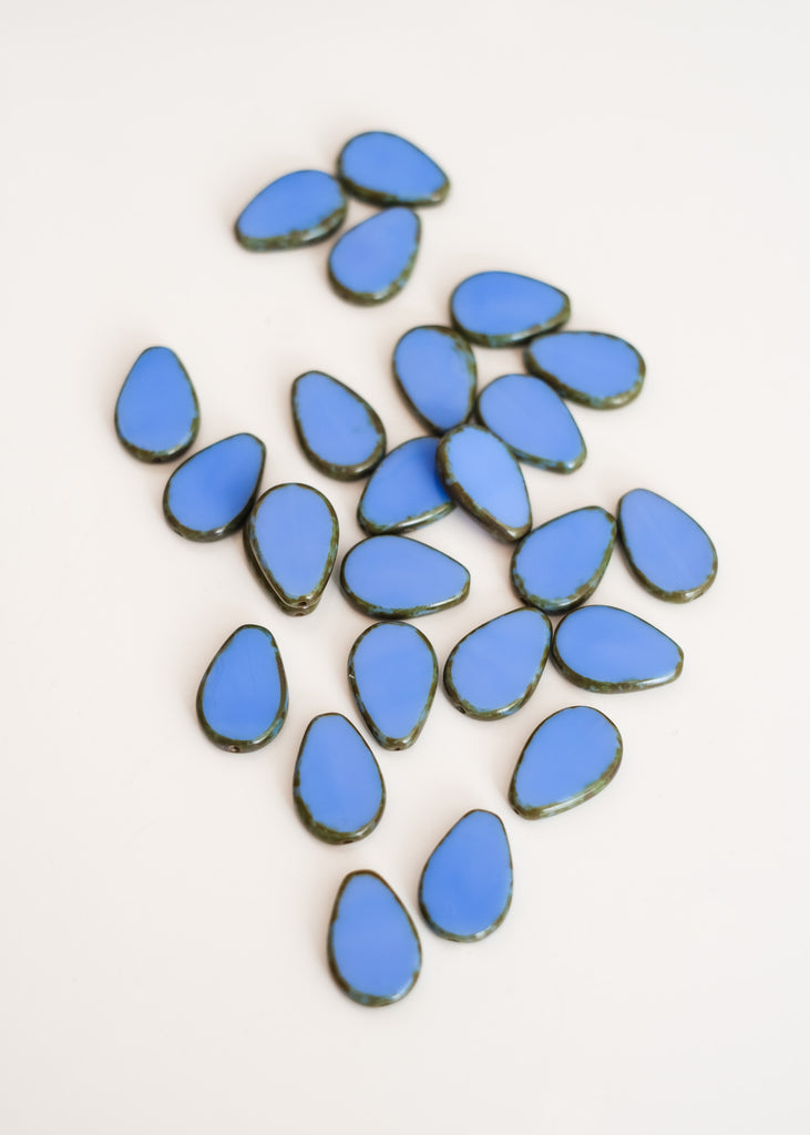 lavendelblauwe kralen