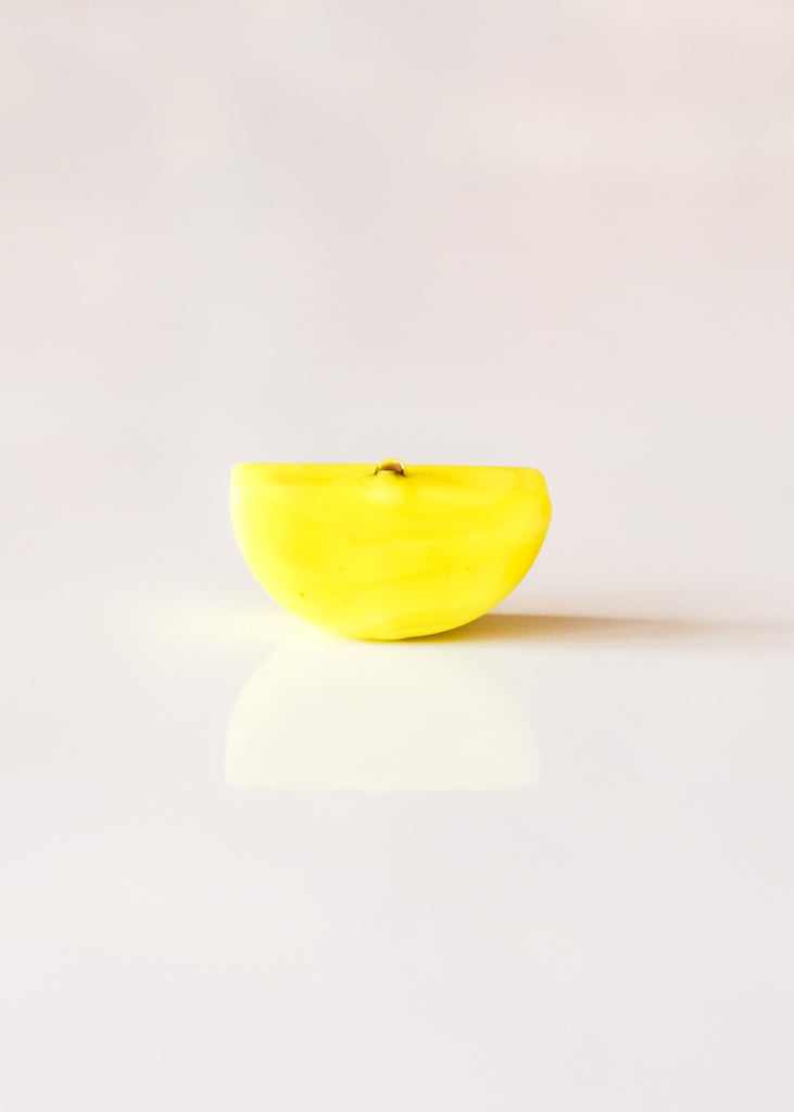 glaskraal muranoglas geel