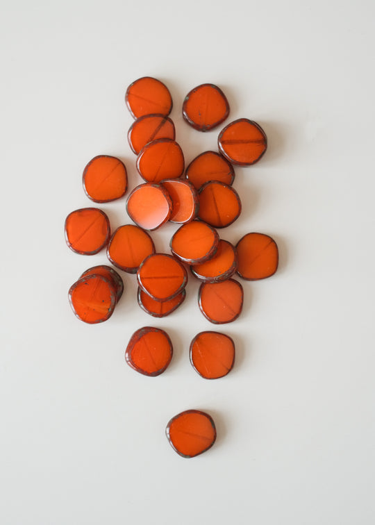 Onregelmatig rond 15 mm, oranje