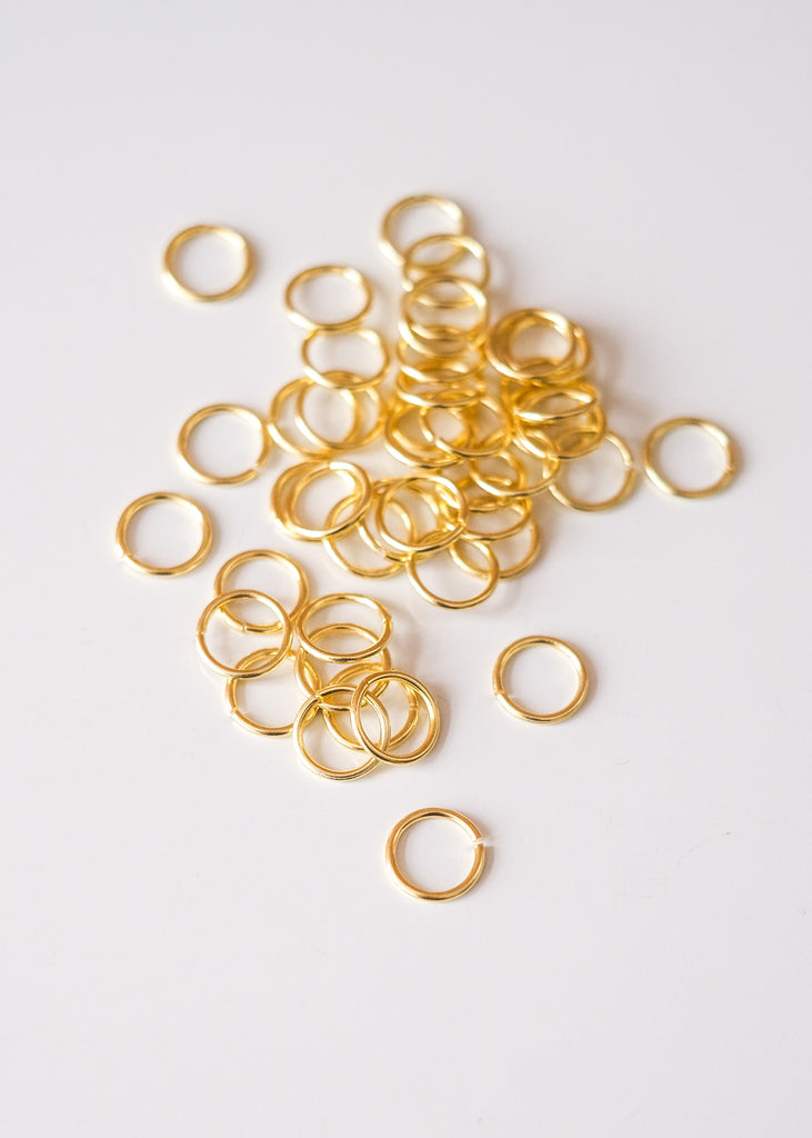 goudkleurige ringetjes om sieraden te maken