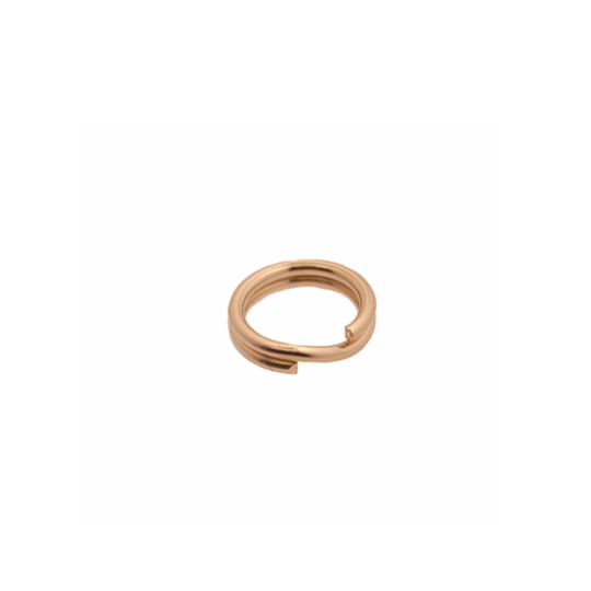 Dubbel ringetje verguld, 7.3 mm