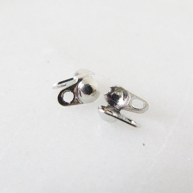 mini calotje zilver voor lavaboketting