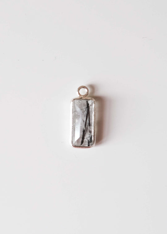 Bedel baguette rutielkwarts, zilver