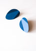 blauwe oorstekers