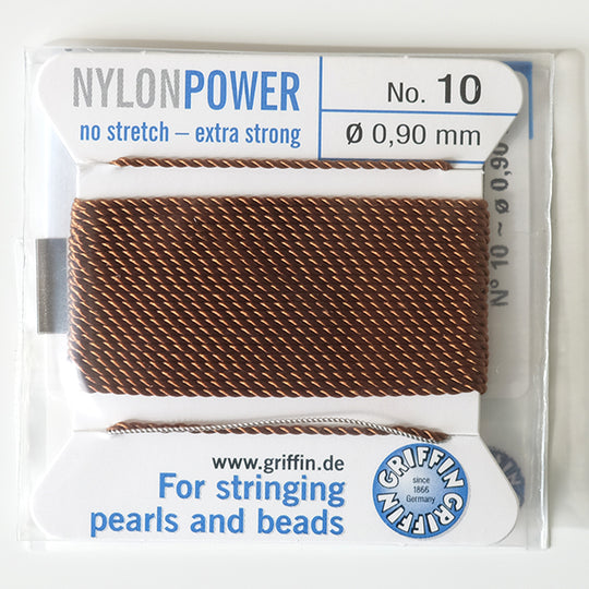 Parelgaren bruin 10