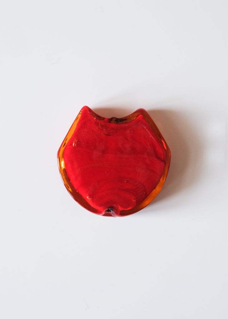 cat murano sommerso rood