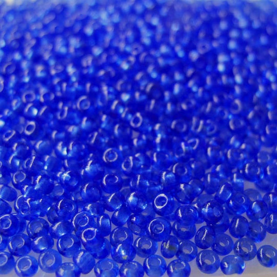 Rocaille Venetiaans glas bic-blauw maat 15
