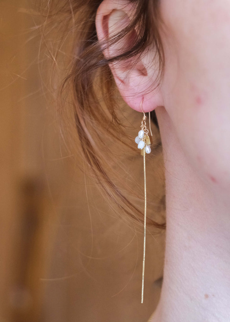 bruidsjuwelen oorringen met parels