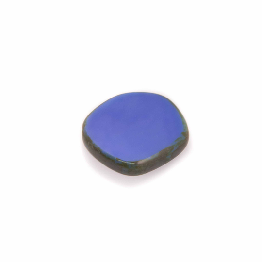 Onregelmatig rond 15 mm, lavendelblauw