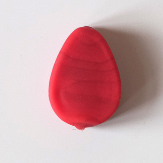 Murano druppel, donker rood