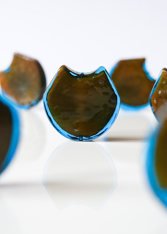 Cat Sommerso, caramel-blauw