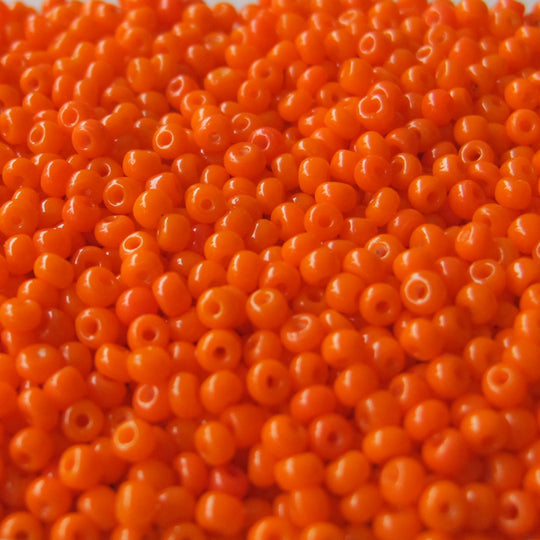 Rocaille Venetiaans glas oranje maat 13