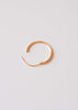 creool oorring verguld zilver