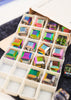 vintage swarovski kristallen kralen met regenboog finish