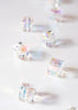 vintage swarovski kristallen kralen met regenboog finish