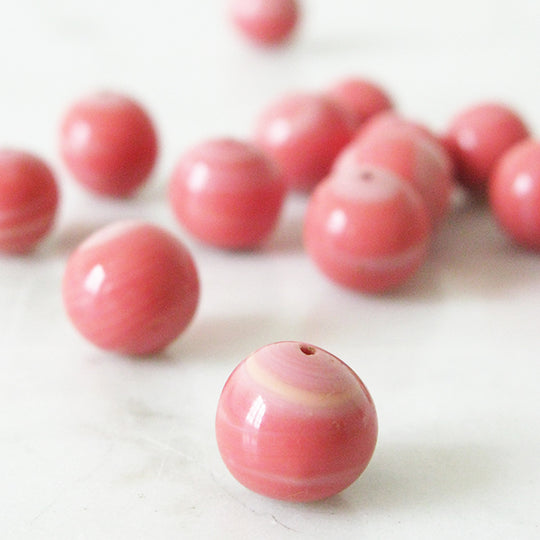 Kraal Muranoglas oud roze