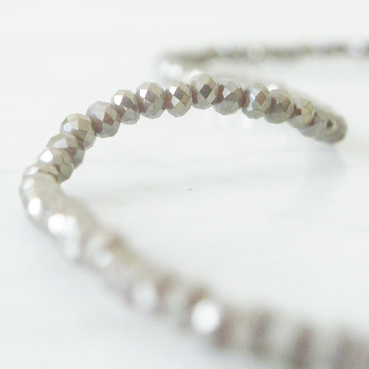 Snoer bling taupe