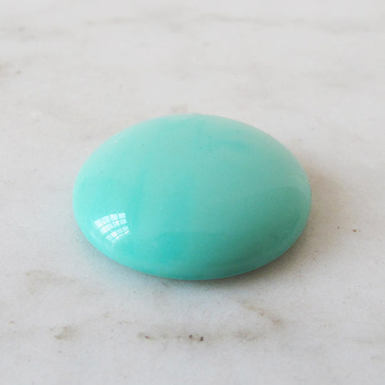 Cabochon 25 mm licht turkoois