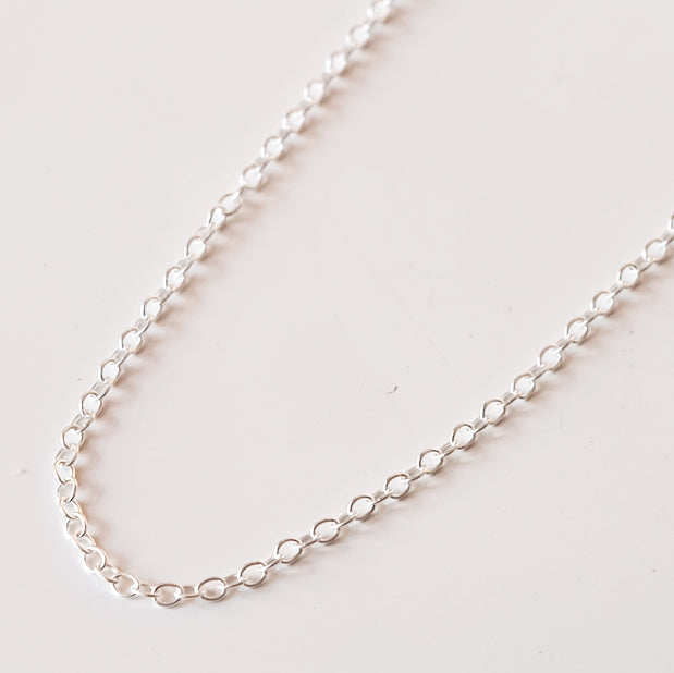 zilveren schakelketting om sieraden te maken