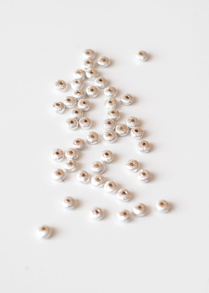 zilveren platte kraaltjes